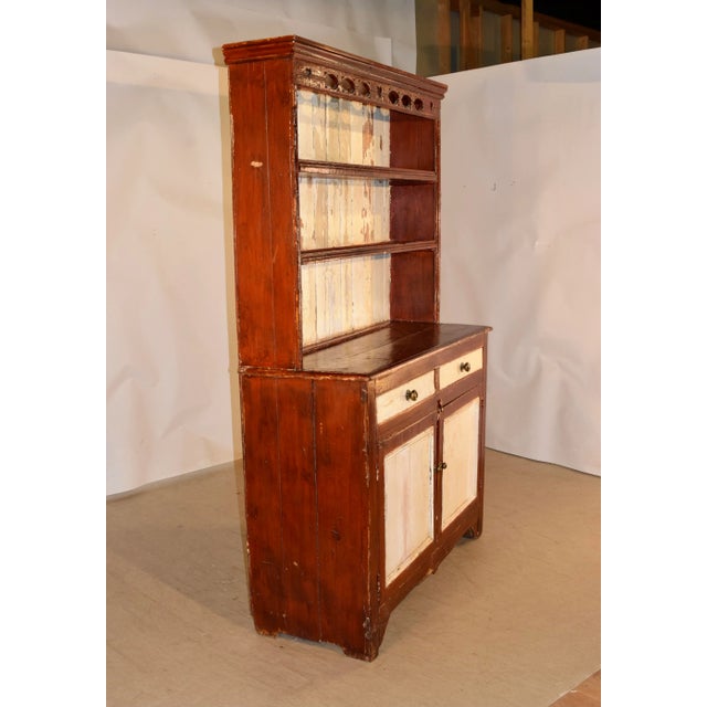 Wood 19th Century Irish Painted Cupboard For Sale - Image 7 of 13