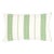 Schumacher Lubeck Stripe 20" Lumbar Pillow in Green For Sale