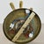 Italian Brass Theatre Ceiling Light in the style of Stilnovo, Italy, 1950s For Sale - Image 16 of 17