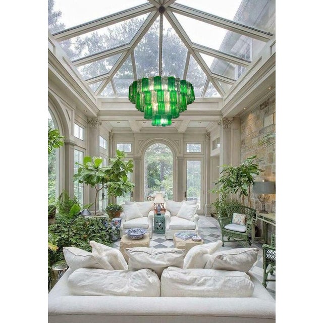 Modern Murano Glass Chandelier, 1970 For Sale - Image 6 of 18