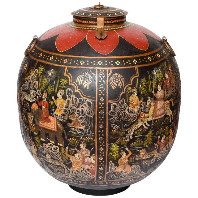 Over-Scaled Anglo Indian Tole Rice Barrel For Sale - Image 11 of 11