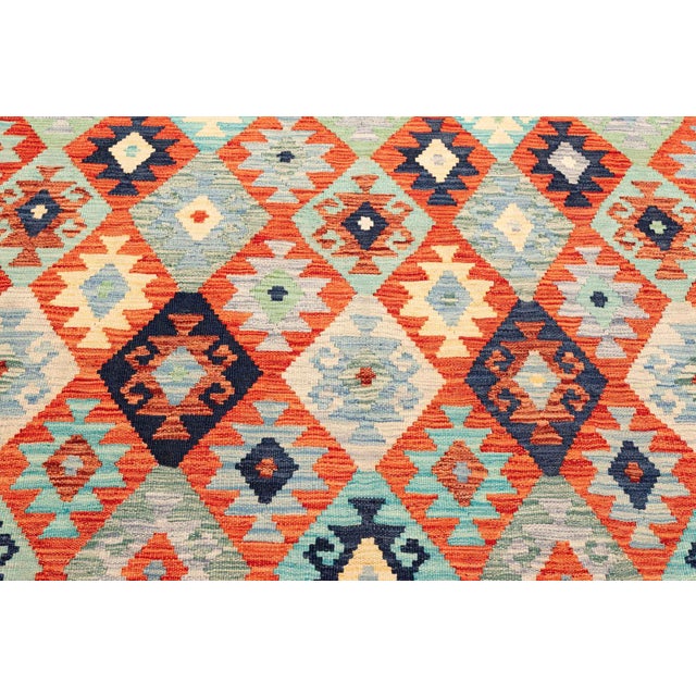 Handwoven Kilim Rug, Afghanistan For Sale - Image 12 of 18