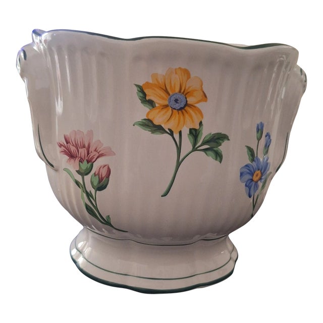 Vintage MCM Tiffany & Co. Sinatra Jardiniere Cachepot Planter For Sale
