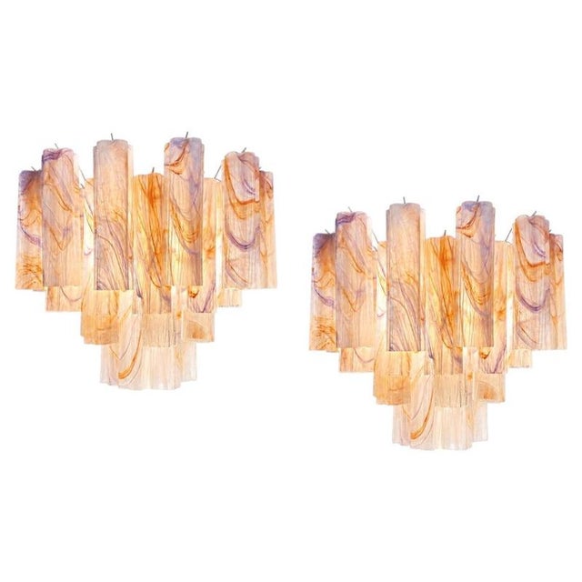 Vintage Murano Glass Chandeliers, 1990, Set of 2 For Sale - Image 15 of 15