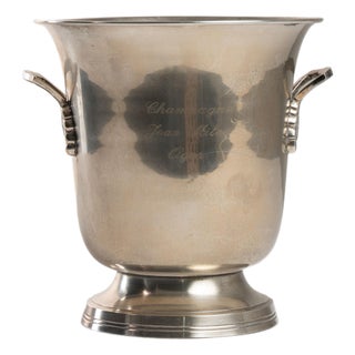 Mid 20th Century France Silver Ice Bucket For Sale