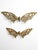 Mid-Century Brass Butterfly Wall Hangings Pair For Sale - Image 6 of 12