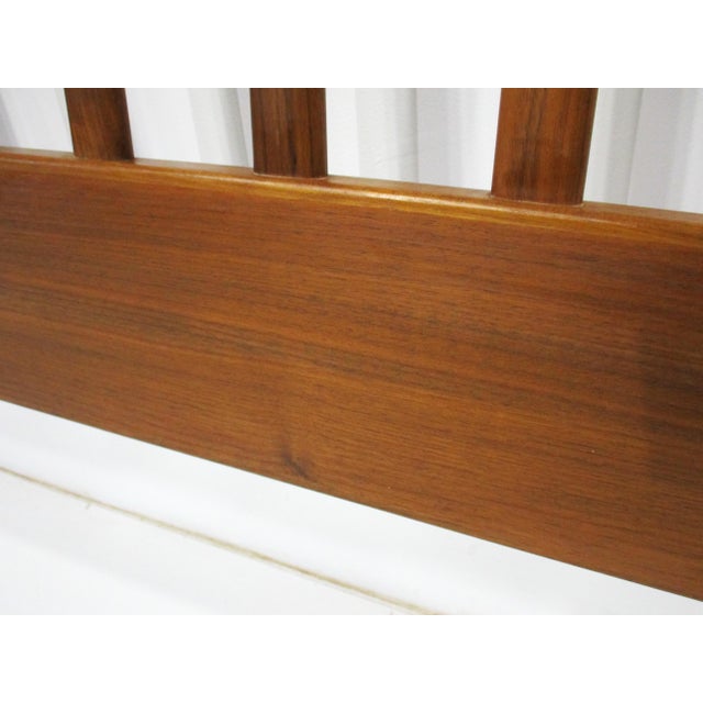 Brown Folke Ohlsson Teak Queen Headboard by Dux Denmark For Sale - Image 8 of 10