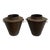 Tapered Storage Vessel Pair D For Sale