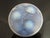 Blue Sabino Opalescent Glass Violet Flower Leaf Footed Dish Trinket Tray For Sale - Image 8 of 9