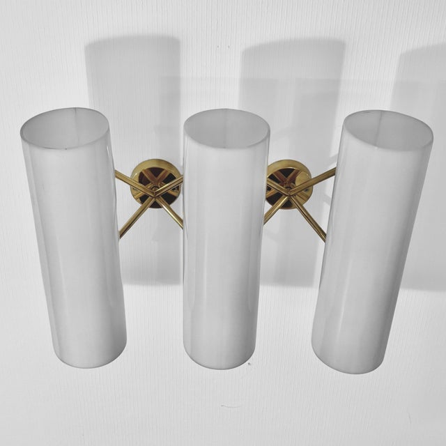 Gold Mid-Century Modern Wall Lamp by Hans Bergström for Ateljé Lyktan, 1950s For Sale - Image 8 of 16