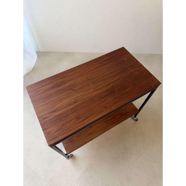 Stiemsma Trolley in Teak and Steel, 1960s For Sale - Image 5 of 9