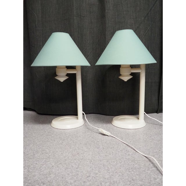 Mid-Century Modern Vintage Pine Table Lamps from Ikea, 1980s, Set of 2 For Sale - Image 3 of 18