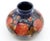 English Circa 1930s “Pomegranate” Pattern Low Vase by Moorcroft, England For Sale - Image 3 of 4