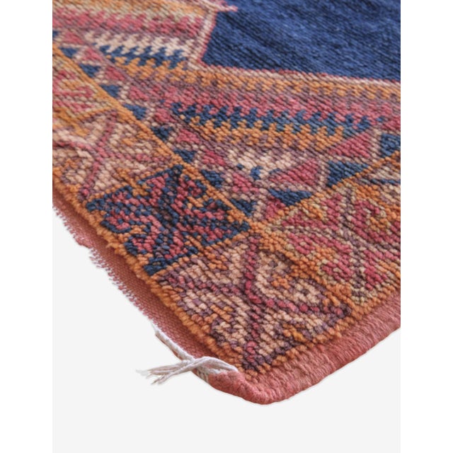 Textile 1980s Small Tribal Moroccan Rug - 5.1 X 3.6 Ft For Sale - Image 7 of 8