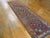 Traditional Traditional Antique Tribal Geometric Nw Blue 1890s Hallway Runner Rug For Sale - Image 3 of 6