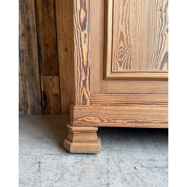 Large Louis Philippe Sideboard in Pitch Pine, 1890s For Sale - Image 8 of 14