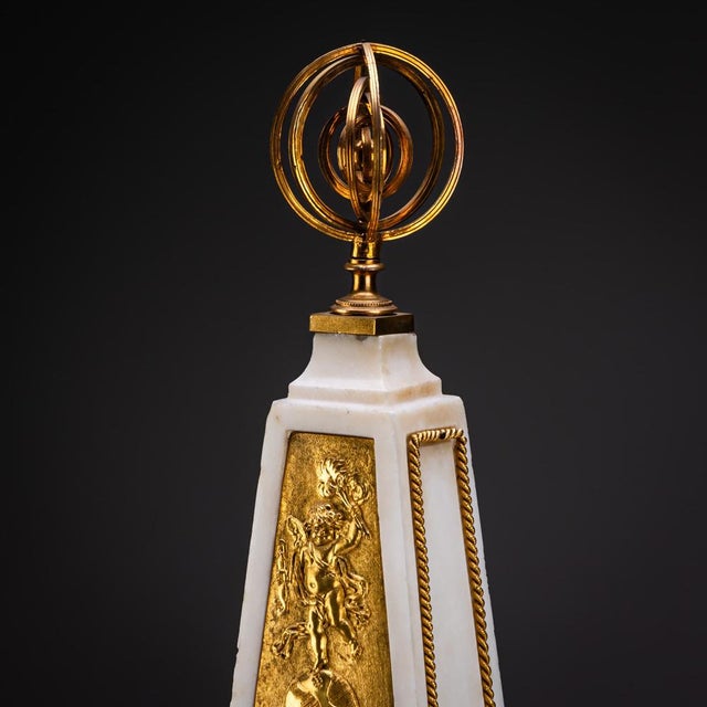 Louis XVI Obelisk Clock from Roque, Paris, France, 1780 For Sale - Image 5 of 12