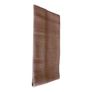 Restoration Hardware Channel Stitch Cotton Voile Pillow Cover For Sale