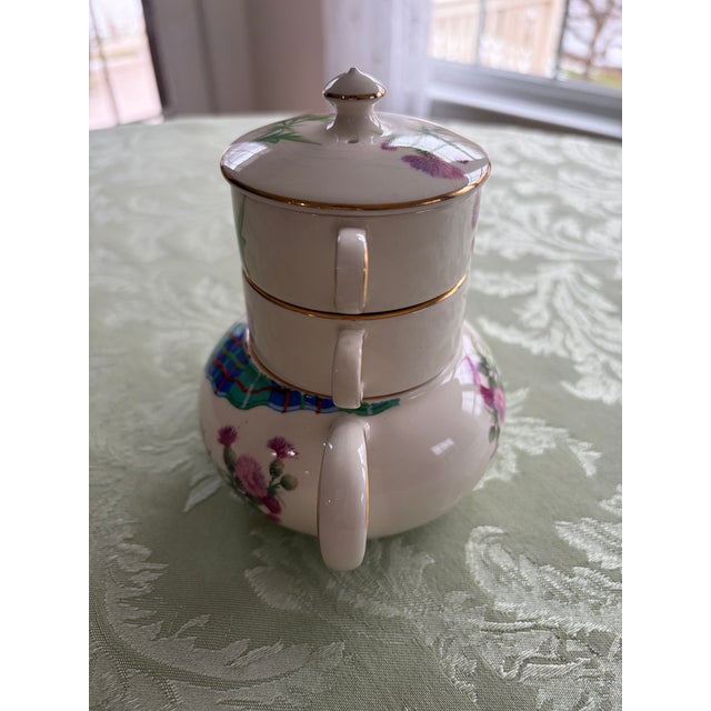 Ceramic 1950s Royal Winton Grimwades Stacking Teapot For Sale - Image 7 of 10