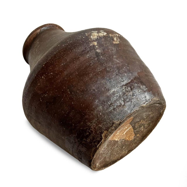 Antique Ceramic Java Pot For Sale In Los Angeles - Image 6 of 6