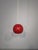 Topan VP6 Spherical Pendant Lamp, Designed by Verner Panton, 1960s This red sphere-shaped pendant lamp, the Topan VP6, was...