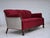 1950s Danish 3-Seater Sofa in Red and Light Grey Wool and Oak, 1950s For Sale - Image 5 of 18