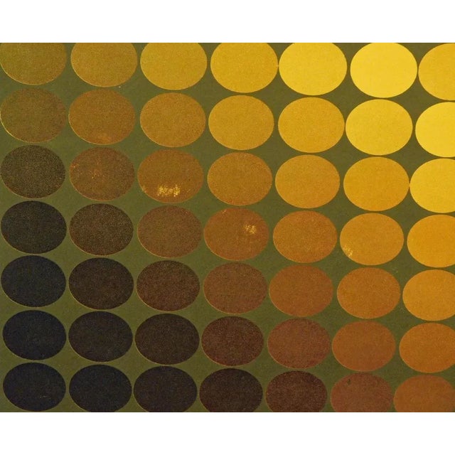1990s Op Art Serigraph Poster After Victor Vasarely For Sale - Image 4 of 6