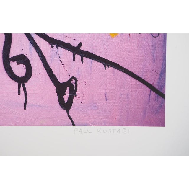 Paul Kostabi, Jeune fille au collier, Giclee Print For Sale - Image 7 of 8