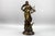 Metal French Patinated Bronzed Spelter Sculpture Muse Champetre, 1920s For Sale - Image 7 of 18