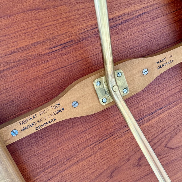 Andreas Tuck AT-309 Dining Table by Hans J. Wegner for Andreas Tuck, 1960s For Sale - Image 4 of 12