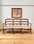 A fabulous 19th century provincial French rush seated bench. In oak and chestnut wood, the shapely ladder back is just...