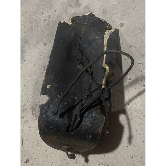 Antique Tudor Hammered Single Light Wall Sconce for Repair For Sale - Image 9 of 9