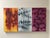 Abstract Triptych Painting For Sale - Image 12 of 12