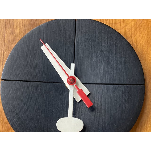1960s Vintage Mid Century George Nelson #4758 Wall Clock For Sale - Image 5 of 10
