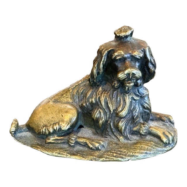 1920s Bronze Spaniel For Sale