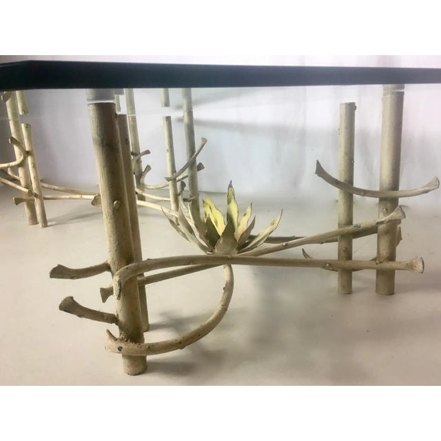 Silas Seandel Large Silas Seandal Wrought Iron Coffee Table |Southwest Desert Design For Sale - Image 4 of 9