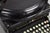 Black Antique 1930s Remington Noiseless Model 6 Black Typewriter For Sale - Image 8 of 11