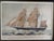 Currier & Ives “THE CELEBRATED CLIPPER BARK GRAPESHOT BELONGING TO GEO. LAW ESQ. N.Y.” hand colored 1855 lithograph in...