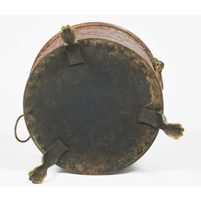 Late 19th Century Large Dutch Round Copper Bucket For Sale - Image 9 of 10
