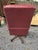For consideration is this authentic Omnia executive rolling desk chair presented with a striking deep oxblood leather,...