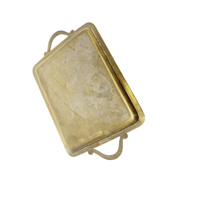 Metal Art Nouveau Tray, Austro-Hungarian Empire, 1900s For Sale - Image 7 of 8