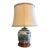 Vintage Blue & White Crackle Glaze Ginger Jar Table Lamp With Shade For Sale