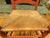 1920s Pair of Red Ladderback Chairs With Rush Seats For Sale - Image 15 of 18