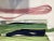 Various colors with measurements that follow: Pink French piping .5x45 inches Green French piping .5x83 inches Green white...