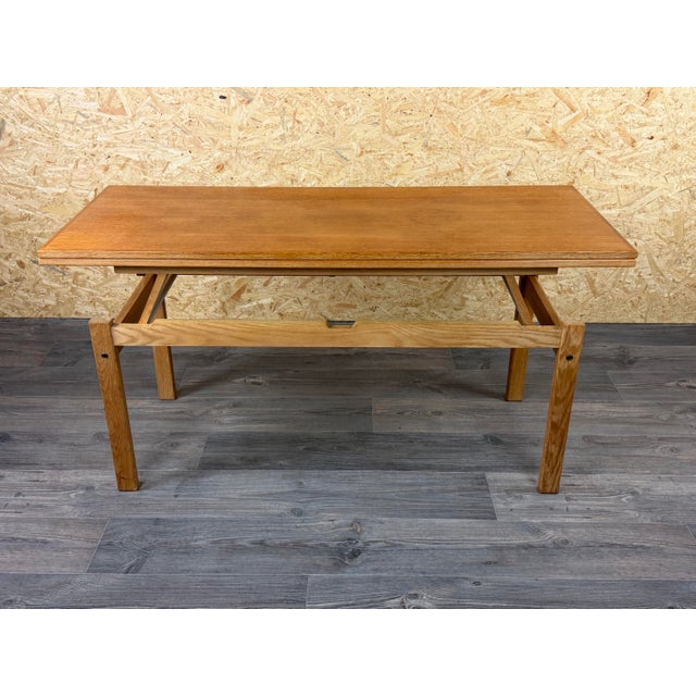 Vintage Danish Adjustable Dining Table in Oak, 1960s For Sale - Image 11 of 18