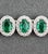 Modern 33.76 Ct Natural Emerald & Diamond Necklace Platinum For Sale - Image 3 of 8