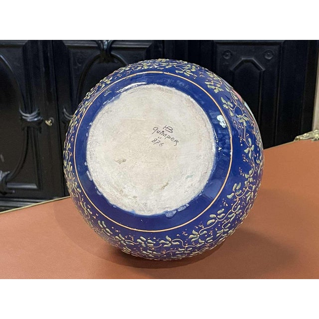 Large Vintage Vase in Earthenware, 1930s For Sale - Image 9 of 10