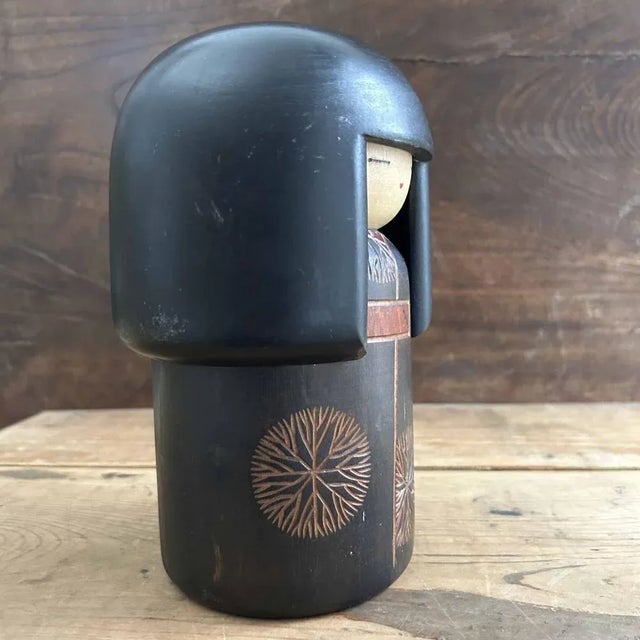 Vintage Sosaku Kokeshi Doll by Sekiguchi Sansaku, Japan, 1970s For Sale - Image 6 of 9