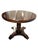 Brown Late 20th Century Dining Game Table With Glass Top Attributed to Miller Desk For Sale - Image 8 of 11