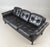 Vintage Danish Black Leather Sofa, 1970s For Sale - Image 3 of 8